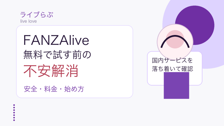 FANZAliveを無料体験前に安全確認する初心者向けアイキャッチ画像