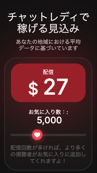 チャットレディで稼げる見込みの案内
